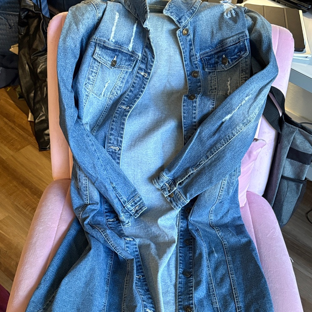 Papaya Blue Denim Jacket